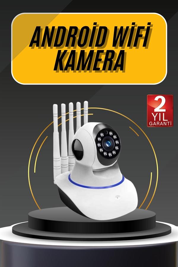 Akıllı Gece Görüşlü Sensörlü Wifi Kamera Telefondan Takip Edilebilir - Görsel 2