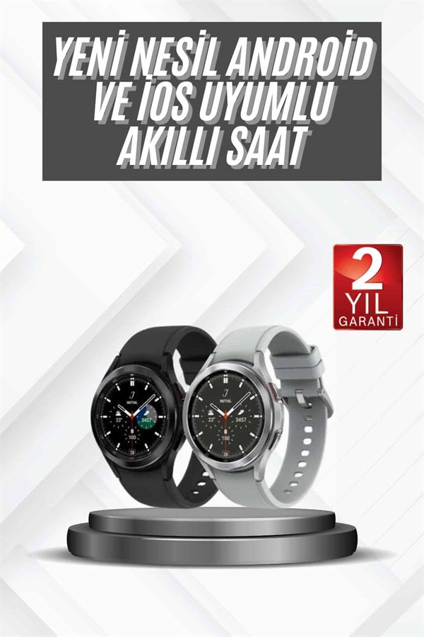 Akıllı Saat Çok Fonksiyonlu Çağrı Cevaplayabilen Bildirim Görme Uzun Pil Ömrü - Görsel 2