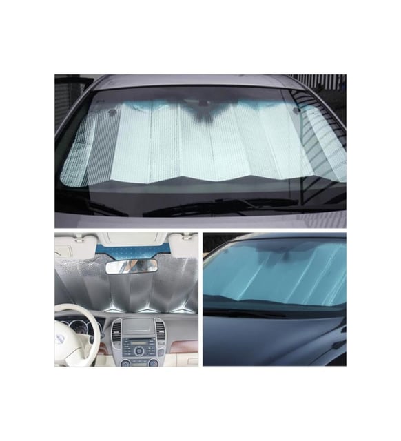 Katlanabilir Araç Ön Cam Güneşlik Isı ve Işık Önleyici Honda Civic Peugeot 3008 Volkswagen Passat Nissan Qashqai - Görsel 4