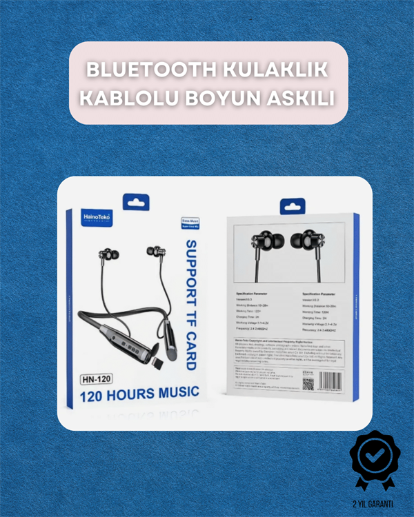 Bluetooth 5.0 Kablosuz Kulaklık – Uzun Pil Ömrü ve Ergonomik Tasarım - Görsel 2