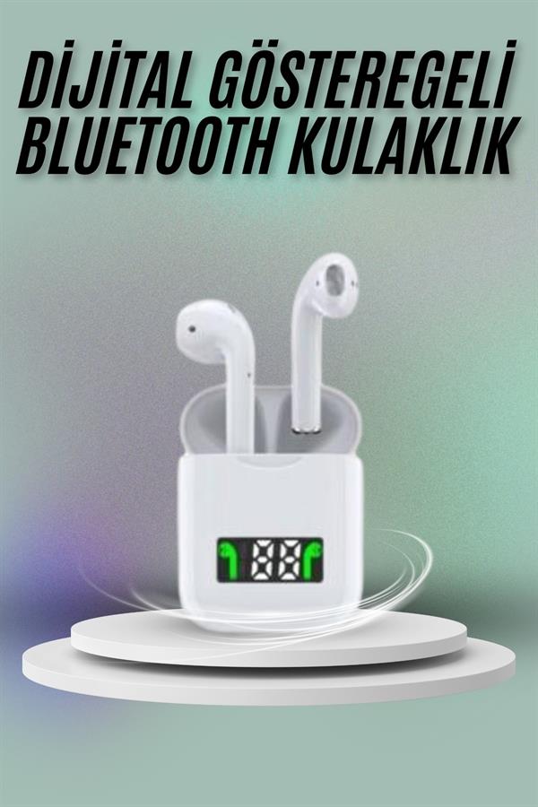 Bluetooth Kulaklık Dokunmatik Kontrol Uzun Pil Ömrü Dijital Göstergeli - Görsel 2
