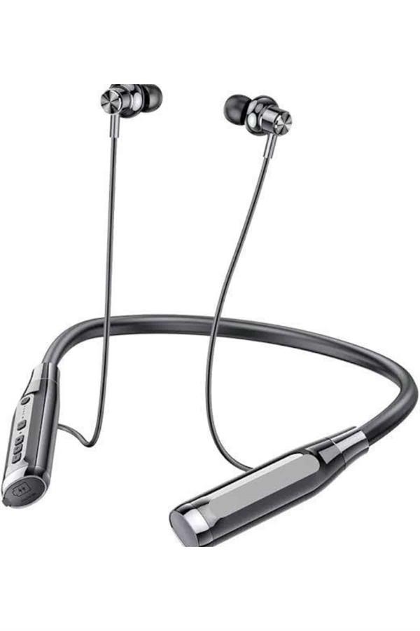 Boyun Bantlı Kulak İçi Kablolu Yüksek Ses Kaliteli Bluetooth Kulaklık - Görsel 5