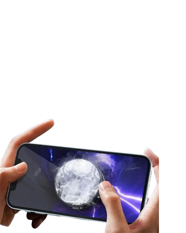 RGB Işıklı Girdap Fanlı Mobil Soğutucu | Manyetik Montaj | Type-C Girişli - Görsel 4