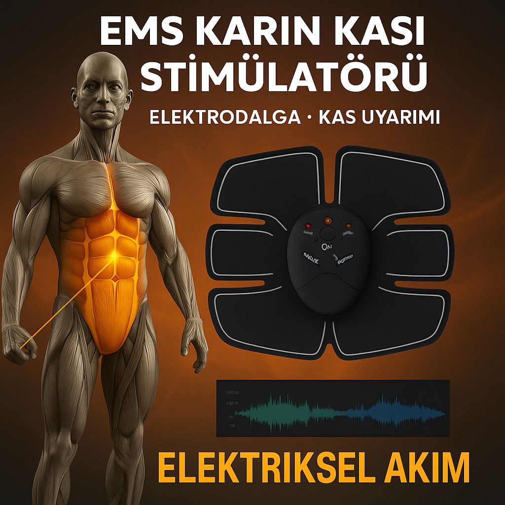 Evde Spor İçin Orijinal EMS Kas Çalıştırma Aleti 2025 Titreşimli Seri - Görsel 4