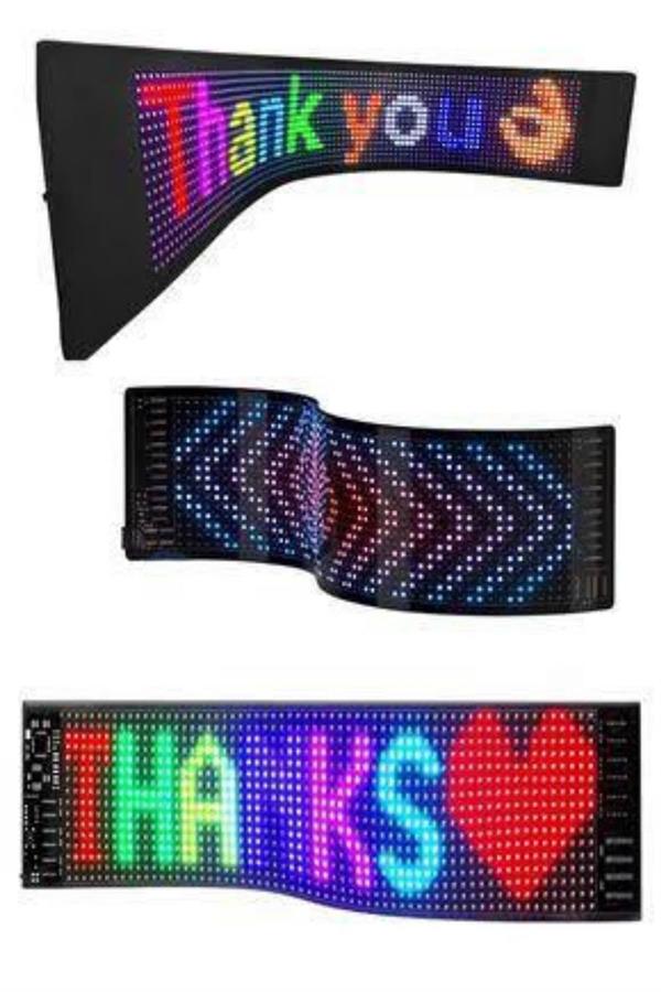 Digital Araba Yazısı Ekran Matrix En Büyük Boy Matrix LED Panel 19*96 pıxel - Görsel 5