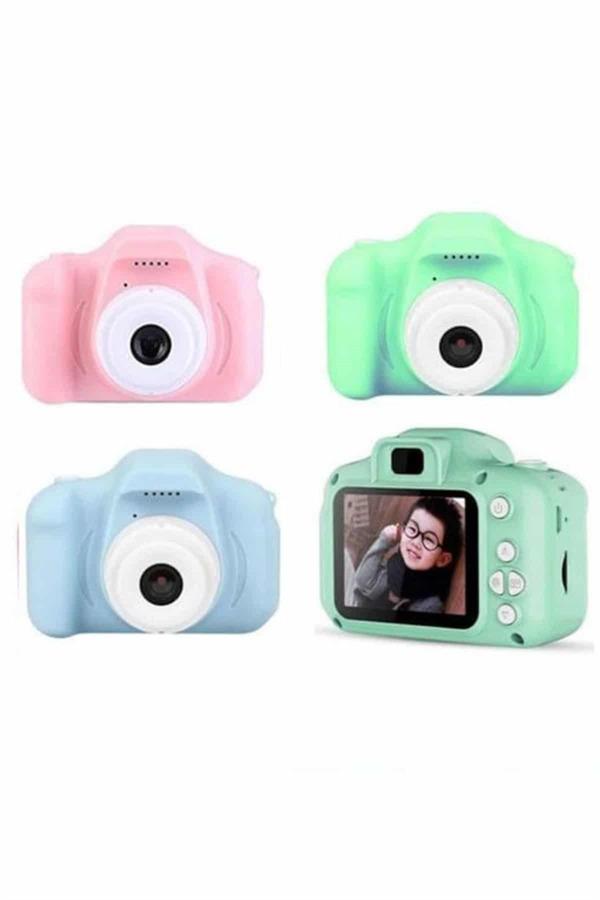 Dijital Fotoğraf Makinesi Çocuk Mini 1080p HD Kaliteli Renkli - Görsel 3