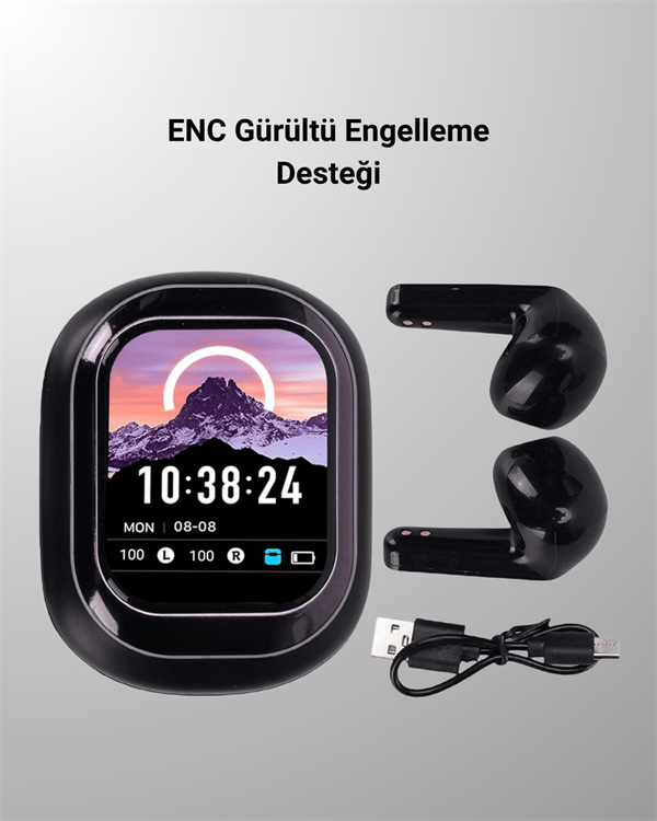 Dokunmatik Kontrollü Bluetooth Kulaklık – Pods Fine Uyumlu - Görsel 5