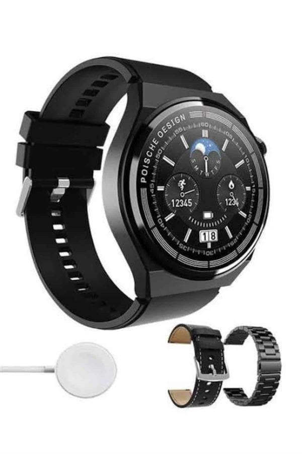 En Çok Tercih Edilen Akıllı Saat Amoled Ekran Nabız Sensörü GPS Uyumlu Adımsayar - Görsel 4