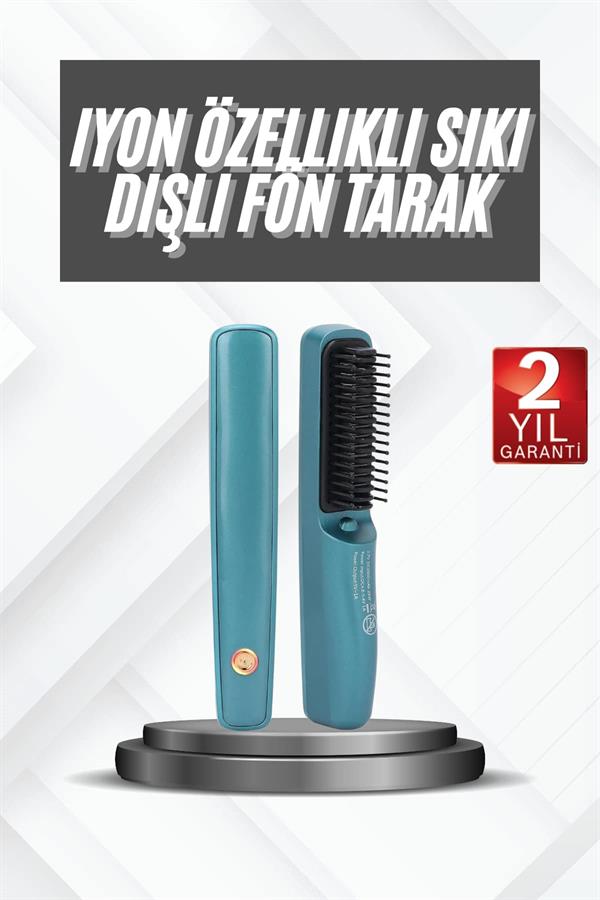 Fön Tarak Yüksek Isı Ayarlı Elektriklenme Karşıtı İyon Özelliği - Görsel 2