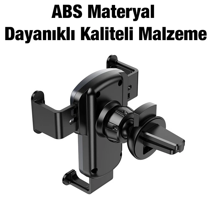 HOCO CA103 Gravity Araç Havalandırma Bölmesi Yerçekimi Araba Telefon Tutucu-(5775) - Görsel 3