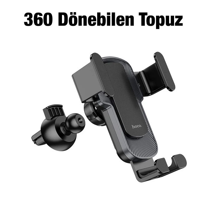 HOCO CA103 Gravity Araç Havalandırma Bölmesi Yerçekimi Araba Telefon Tutucu-(5775) - Görsel 4