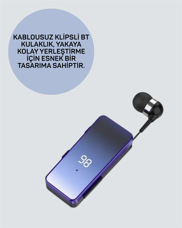 Ultra Hızlı Şarj Özellikli Type-C Bluetooth Kulaklık – 10 Dakikada %50 Şarj, 20 Dakikada Tam Dolum - Görsel 2