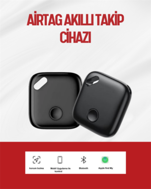 iOS Uyumlu Smart Tag | Uzun Pil Ömrü | Bul Uygulaması ile Entegre Akıllı Takip Cihazı