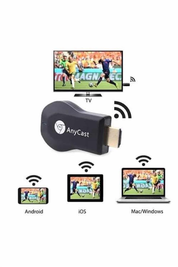 Kablosuz HDMI Wifi Görüntü Aktarıcı Tüm Cihazlara Uyumlu - Görsel 4