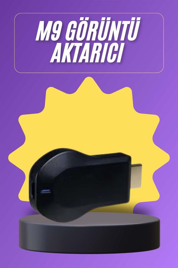 Kablosuz HDMI Wifi Görüntü Aktarıcı Tüm Cihazlara Uyumlu - Görsel 2