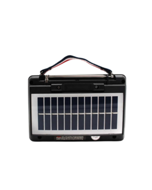 KTF-1428 Taşınabilir Güneş Enerjili Bluetooth Radyo Hoparlör – Şarjlı, Radyo, MP3, AUX Girişli