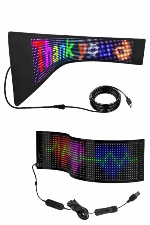 Led Ekran Matrix Panel Dijital Araba Yazısı RGB - Görsel 3