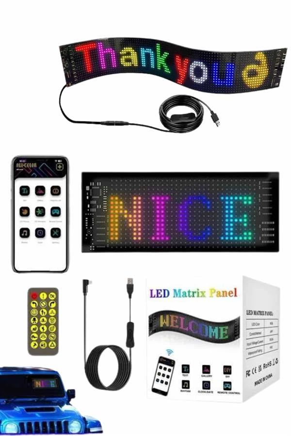 Led Ekran Matrix Panel En Büyük Boy Araba Yazısı - Görsel 3