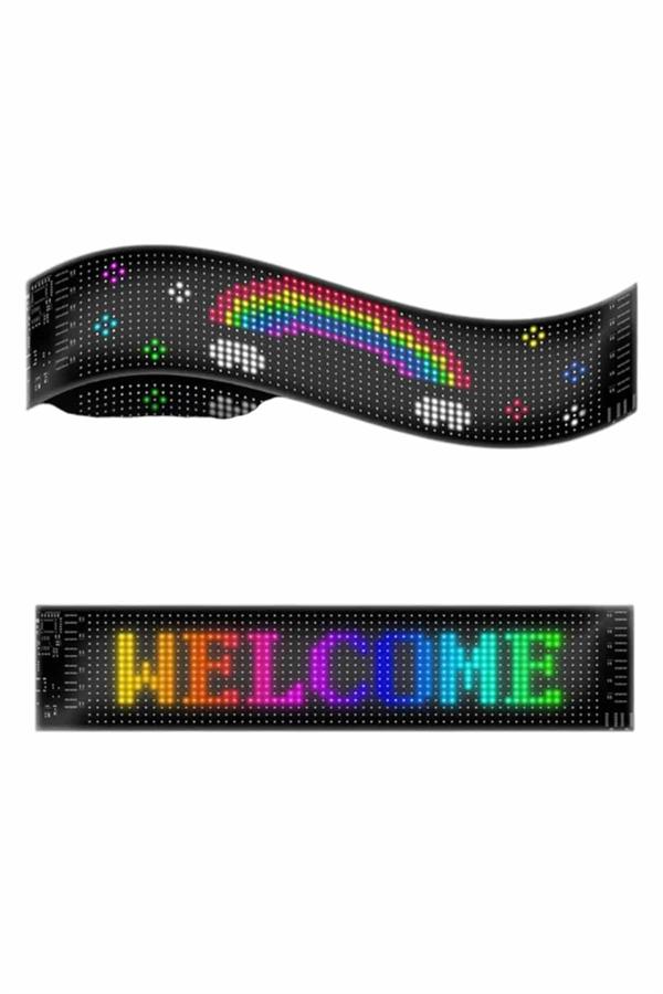LED MATRİX 16X96 pixel neon ışıklı tüm araçlara uyumlu - Görsel 5