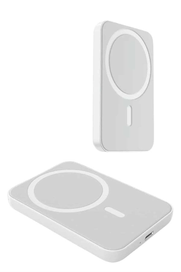 Magsafe Battery Pack Powerbank Kablosuz Şarj 5.000 mah - Görsel 5