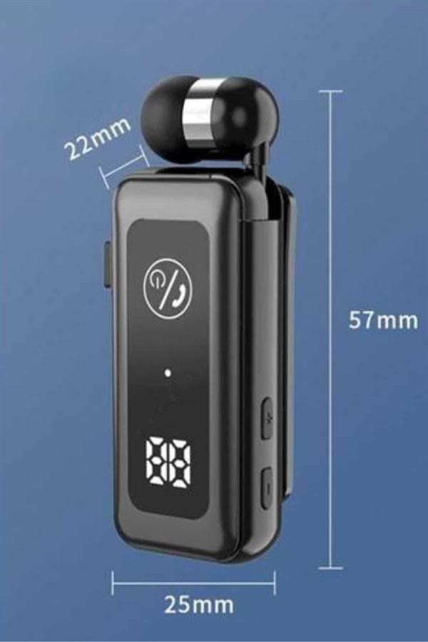 Makaralı Kulaklık SD Kart Girişli Dijital Göstergeli Kablolu Bluetooth Kulaklık - Görsel 5