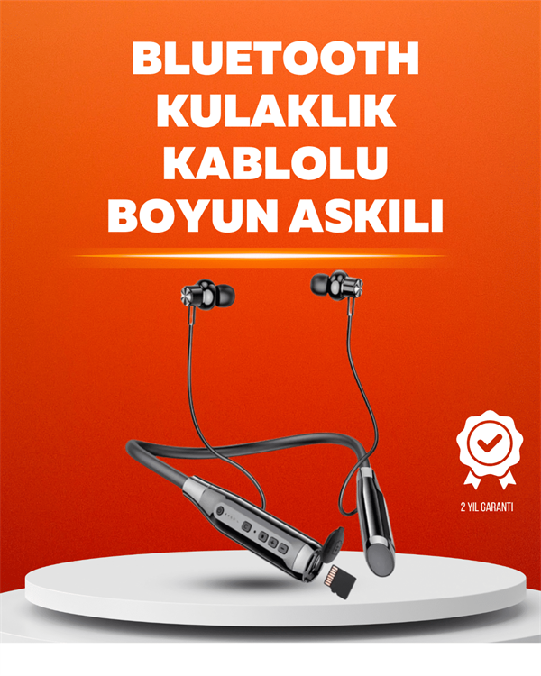 Manyetik Başlıklı Bluetooth Kulaklık – 120 Saat Şarjlı, Konforlu Tasarım - Görsel 2