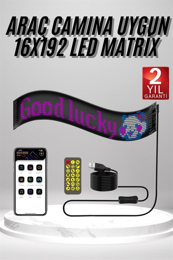 Matrix Led Dijital Ekran Kumandalı LED Ekran Yazı - Görsel 2