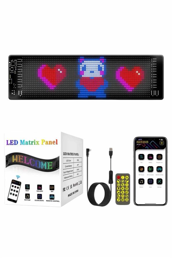Matrix Led Dijital Ekran Kumandalı LED Ekran Yazı - Görsel 5