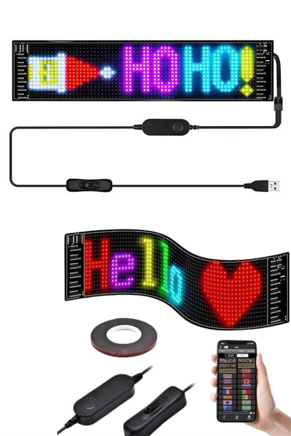 Matrix Led Dijital Ekran Kumandalı LED Ekran Yazı - Görsel 4