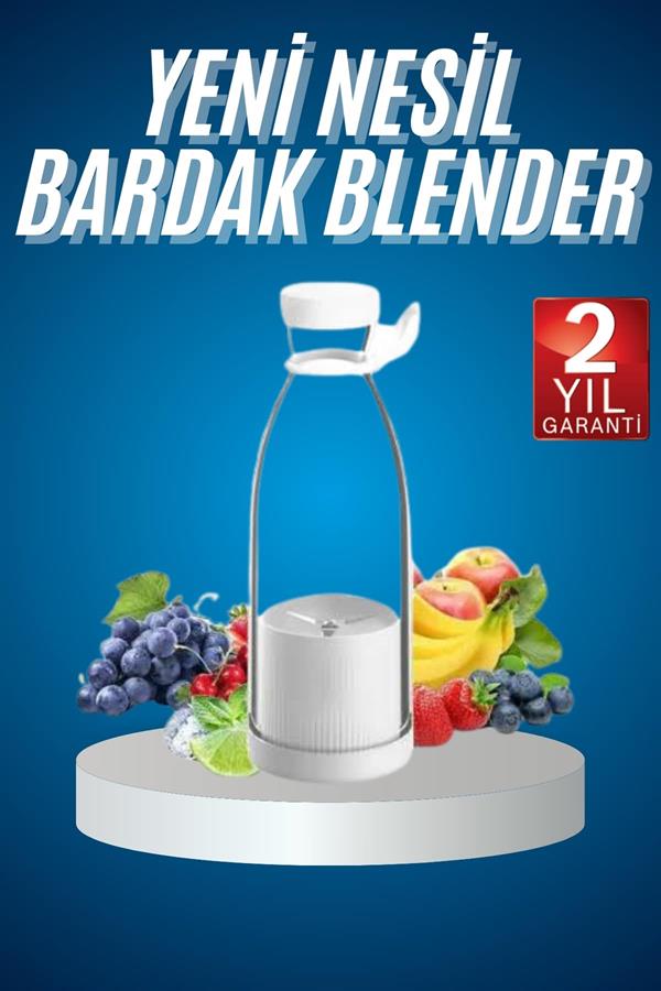 Meyve Sıkacağı Taşınabilir USB Elektrikli Blender Mini - Görsel 2