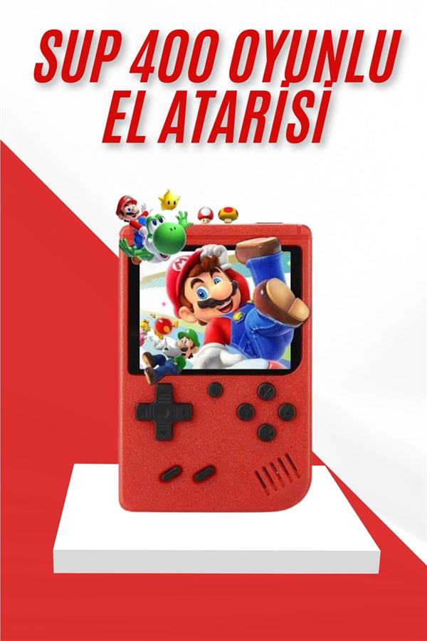 Nostalji Oyunlu Mini Atari Gamebox 400 Oyunlu El Atarisi - Görsel 2
