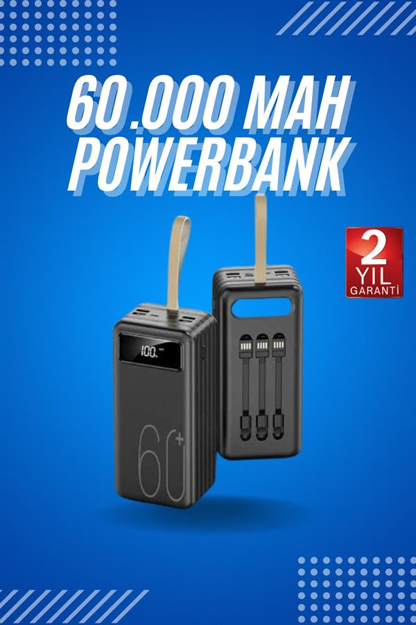 60.000 Mah Hızlı powerbank - Görsel 2