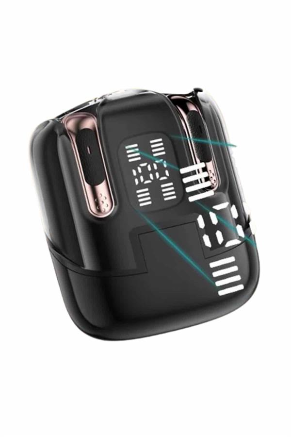 Profesyonel Dijital Göstergeli Düşük Gecikme Bluetooth Kulaklık Çift Kulaklık - Görsel 3