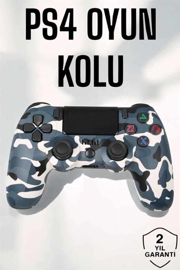 PS4 Oyun Kolu Kamuflaj Desenli Joystick - Görsel 2