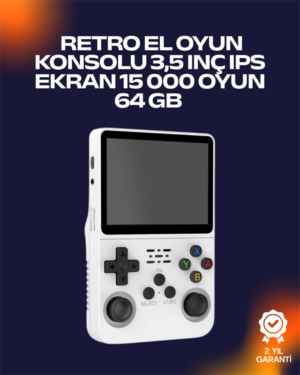 Retro Oyun Cihazı – Çift MicroSD Desteği, Çoklu Platform Uyumu, 3200 mAh Batarya