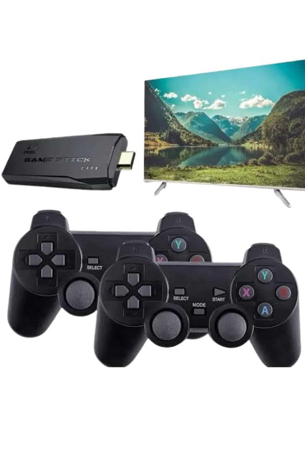Retro Game Stick Çift Kol Kablosuz Atari Oyun Konsolu 2.4g Uyumlu - Görsel 4