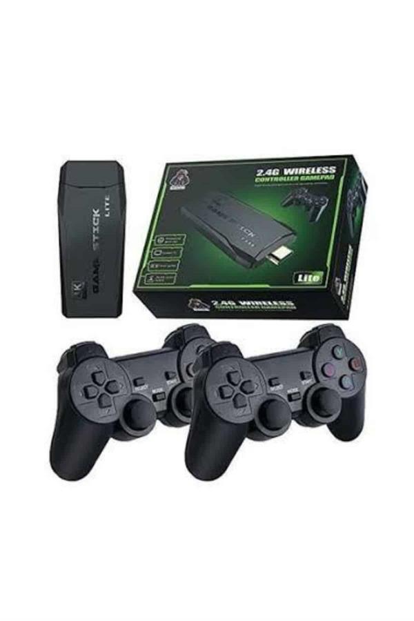 Retro Game Stick Çift Kol Kablosuz Atari Oyun Konsolu 2.4g Uyumlu - Görsel 3