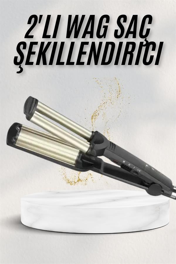 Saç Şekillendirici Wag Maşa Su Dalga Maşası Tüm Saç Tiplerine Uygun - Görsel 2