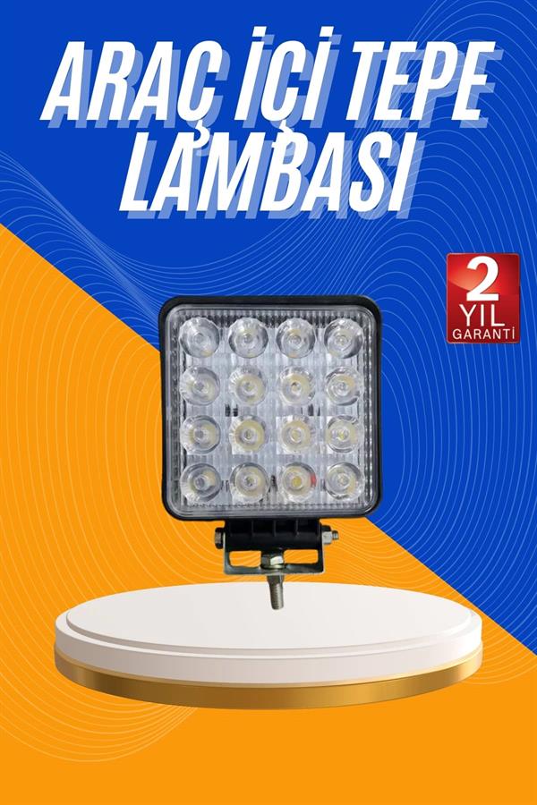 Tepe Lambası Araç Sis Lambası Led Işık Tüm Cihazlara Uyumlu - Görsel 2