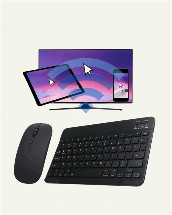 Türkçe Q Klavye Düzenli RGB Kablosuz Klavye Mouse Set - Görsel 5