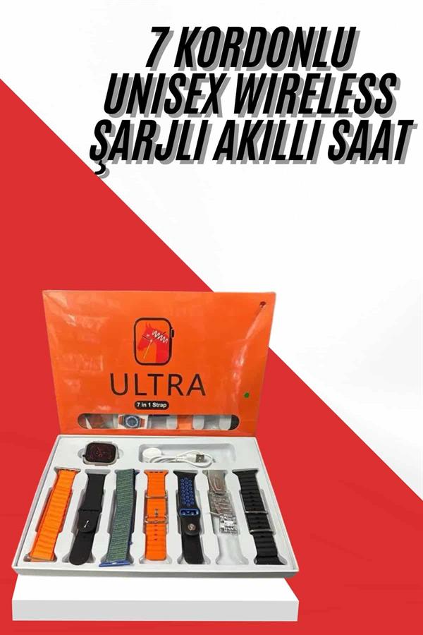 yeni nesil Unısex 7 Kordonlu Çok Fonksiyonlu Nabız Ölçer Uyku ve Sağlık Takibi - Görsel 2