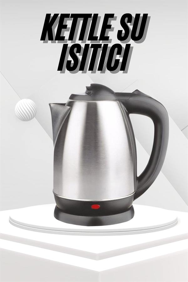 Yeni Nesil Saplı Uzun Ömürlü Paslanmaz Çelik Su Isıtıcı Kettle - Görsel 2