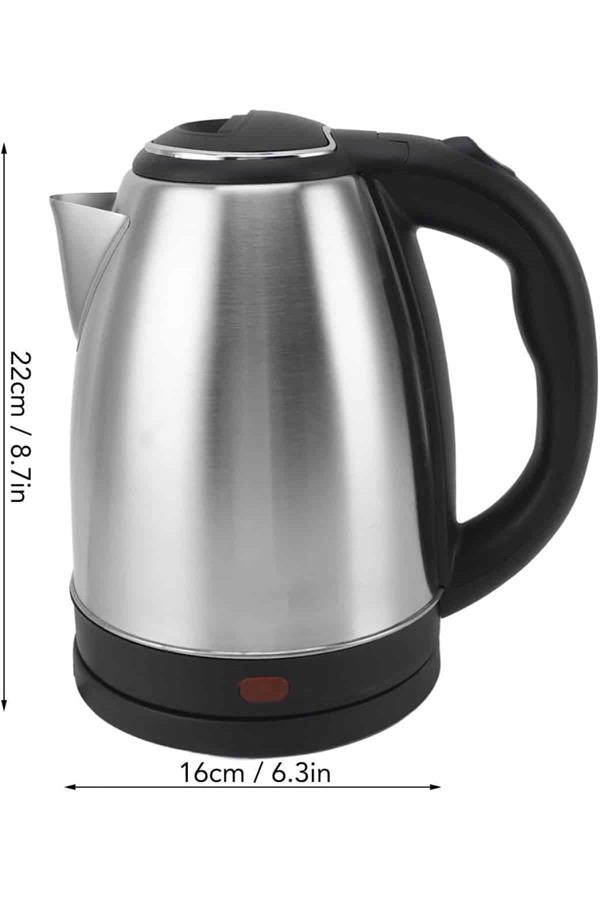 Yeni Nesil Saplı Uzun Ömürlü Paslanmaz Çelik Su Isıtıcı Kettle - Görsel 5