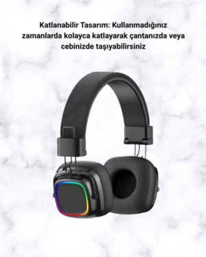 Yüksek Ses Kaliteli Kablosuz Kulak Üstü Kulaklık – BT 5.3