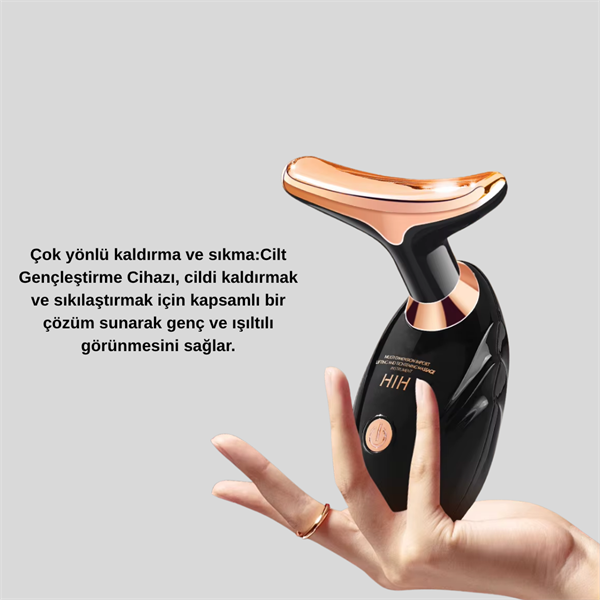 Kolajen Destekli Yüz Lifting Cihazı – Sessiz Titreşim Teknolojisi - Görsel 2