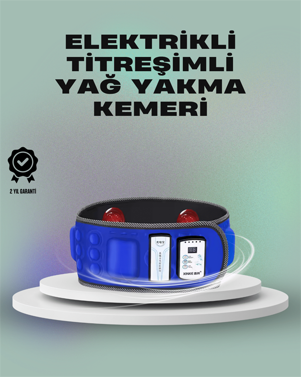 Zayıflama ve Masaj İçin Mıknatıslı Elektrikli Titreşim Kemeri – 7.2W Güç - Görsel 2