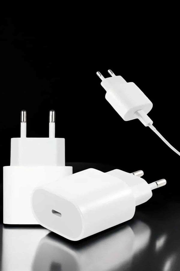 Güç Adaptörü ve Kablosu Şarj Aleti 15/15 Pro Max Uyumlu Hızlı Şarj - Görsel 3