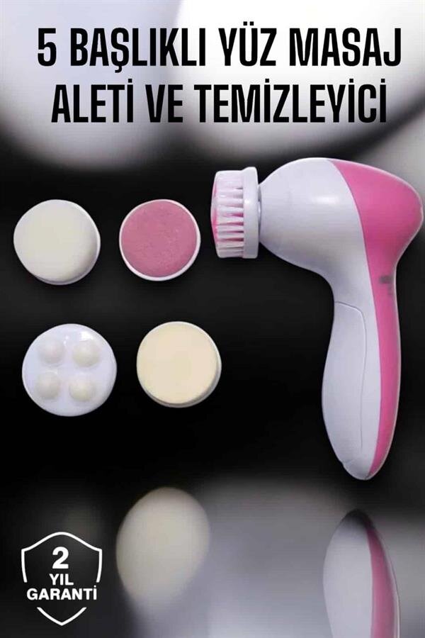 5 Fonksiyonlu Kablosuz Yüz Temizleme Cihazı ile Derinlemesine Cilt Bakımı - Görsel 2