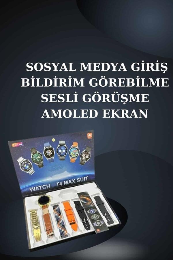 2025 Model Akıllı Saat ve Yeni Nesil Pro Bluetooth Kulaklık ANC Özelliği - Görsel 4