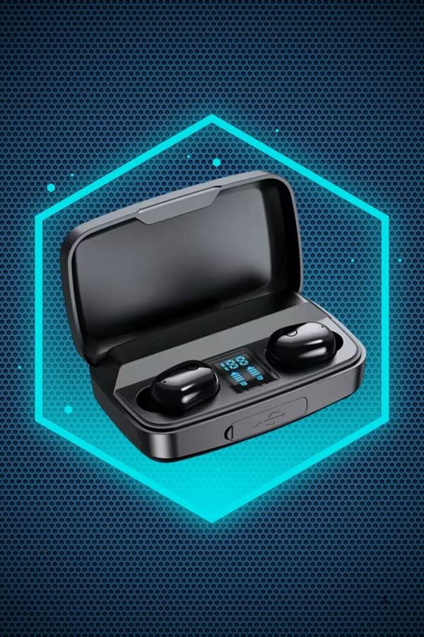 Dijital Göstergeli Bluetooth Kulaklık Kablosuz TWS Stereo Bluetooth 5.0 - Görsel 3